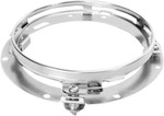 Custom Dynamics Chrome 7" LED Halo Headlamp with Mounting Ring (CD-7-13-C)