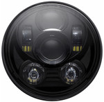 Custom Dynamics Black LED 5.75" Halo Headlamp (CD-575-B)