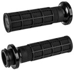 ODI Hart-Luck Lock-On Handlebar Grips | Full Waffle | Black/Black (V31HTW-BB-B)