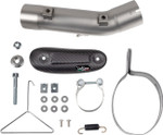Leo Vince LV One Black Stainless Steel Slip-On Muffler (14440EBU)