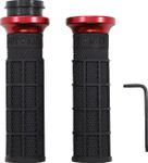 ODI Hart-Luck Lock-On Handlebar Grips | Full Waffle | Black/Red (V31HTW-BB-R)