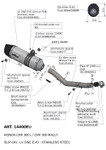 Leo Vince LV One Evo Stainless Steel Slip-On Muffler (14400EU)