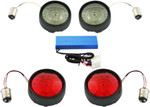 Custom Dynamics LED Bullet Lens Front & Rear Turn Signal Kit (PB-HD-BB-B)
