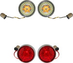 Custom Dynamics LED Bullet Lens Front & Rear Turn Signal Kit (PB-BCM-BB-C)