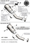 Leo Vince LV-10 Stainless Steel Slip-On Exhaust Muffler (15200U)