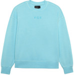 Fox Racing Wordmark Oversized Mens Crew Pullover Sweatshirt