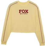 Fox Racing Speed & Service Womens Long Sleeve Cropped T-Shirt