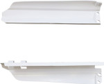 Polisport White Plastic Fork Guards (8392000001)