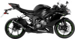 Leo Vince LV-10 Black Stainless Steel Slip-On Muffler (15233BU)