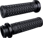 ODI Vans V-Twin Lock-On 1" Grips | '08-23 TBW | Black/Black (V31VHTWB-MB)