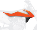 Polisport Orange/Black Plastic Radiator Shrouds/Covers (8417900001)