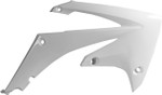 Polisport White Plastic Radiator Shrouds/Covers (8412700002)