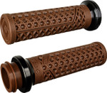 ODI Vans V-Twin Lock-On Brown/Black Grips (V31VITWN-B)