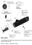 Leo Vince Nero Black Stainless Steel Slip-On Muffler (14072U)