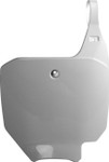 Polisport White Plastic Front Number Plate (8663200001)