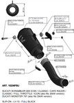 Leo Vince LV-10 Full Black Stainless Steel Slip-On Muffler (15206FBU)