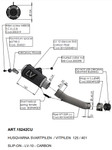 Leo Vince LV-10 Carbon Fiber Slip-On Muffler (15242CU)