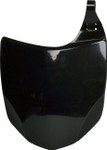 Polisport Black Plastic Front Number Plate (8656800001)