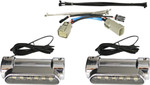 Custom Dynamics Chrome Dynamic Amber/White Engine Guard LEDs (CD-CB-AW-TKE-C)
