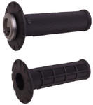 ODI Universal Lock-On Half Waffle Grips - Black/Black (H21UHWB)