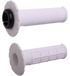 ODI Universal Lock-On Half Waffle Grips | White/Black (H21UHWW)