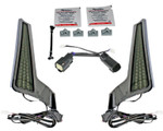 Custom Dynamics Chrome/Smoke Fascia LED Light Panels (CD-FASCIA-SS6SC)