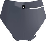 Polisport Gray Plastic Front Number Plate (8666400007)