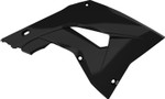 Polisport Restyle Black Plastic Radiator Shrouds/Covers (8421600003)