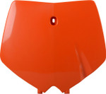 Polisport Orange Plastic Front Number Plate (8660300001)