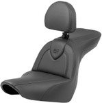 Saddlemen Roadsofa Black Seat w/Driver Backrest (818-29-187BR)