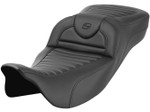 Saddlemen Extended Reach Roadsofa Tuck-n-Roll Black Seat (808-07B-20300)