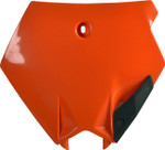 Polisport Orange Plastic Front Number Plate (8662400001)