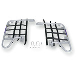 DG Silver Carbon Steel Nerf Bars w/Black Webbing (54-6405)