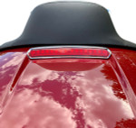 Custom Dynamics Chrome/Red High Mount Tour Pak LED Lid Light (CD-TP-LID-CR)