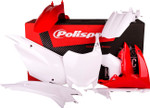 Polisport Red/White Standard Plastic Body Kit (90537)