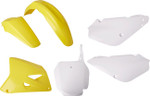 Polisport Yellow/White Standard Plastic Body Kit (90775)