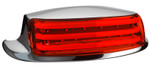 Custom Dynamics Chrome Red Lens LED Fender Tip Taillight (PB-FT-TOUR-R-C)