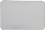 Maier 7" x 10" White Plastic Universal Number Plate (509911)