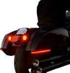 Custom Dynamics Red Lens LED Saddlebag Lights (CD-LRST-BAG-RB)