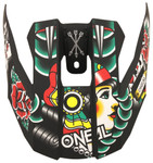 O'Neal 3 SRS Inked Helmet Visor/Peak