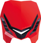 Polisport E-Blaze Red/Black LED Headlight/Front Number Plate (8670800004)