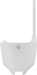 Polisport White Plastic Front Number Plate (8670700002)