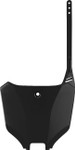 Polisport Black Plastic Front Number Plate (8670700003)