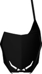 Polisport Restyle Black Plastic Front Number Plate (8666600002)