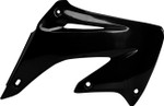 Polisport Black Plastic Radiator Shrouds/Covers (8427000002)