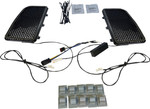 Custom Dynamics Lower Fairing Amber/White LED Light Inserts (CD-LF-AW-B)