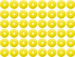 Woodys Round Grand Digger HiVis Aluminum Support Plates 48pk (ARG-3830-48)