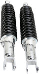 Emgo 11.4" Custom Shorty Shocks w/Chrome Shroud/Black Spring (17-05696)