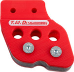 TM Designworks ATV Rear Red Chain Guide (RCG-007-RD)
