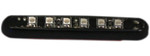 Custom Dynamics Black White Lens LED Magic Spot (MS6WHITEB)